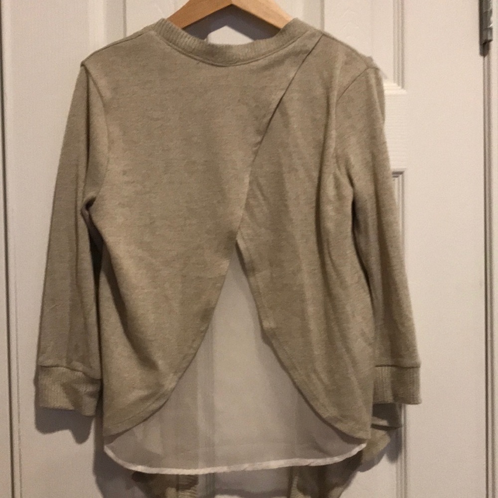 Cute 2 layer open cardigan